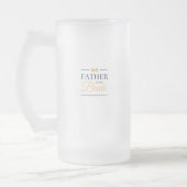 Vater der Braut Mattglas Bierglas (Links)
