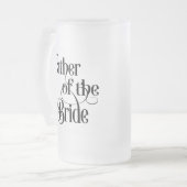 Vater der Braut Mattglas Bierglas (Vorderseite Links)