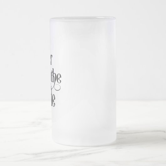 Vater der Braut Mattglas Bierglas (Mittel)