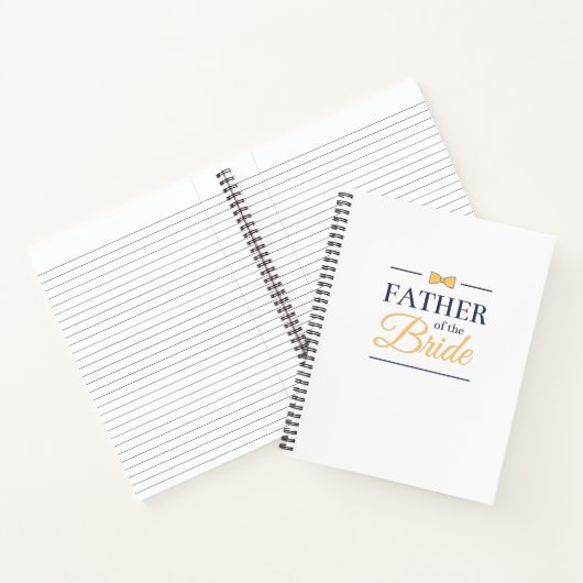 Vater der Braut Notizblock (Innenseite)