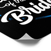 Vater der Braut Party Bachelorette Hochzeit Poster (Ecke)