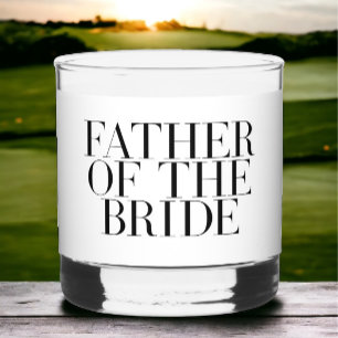 Vater der Braut   Personalisiertes Geschenk für de Whiskyglas