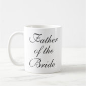 Vater der Braut Save the Date Custom Tasse (Links)