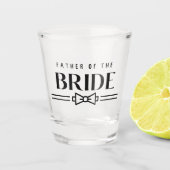 Vater der Braut Schnapsglas (Vorderseite)