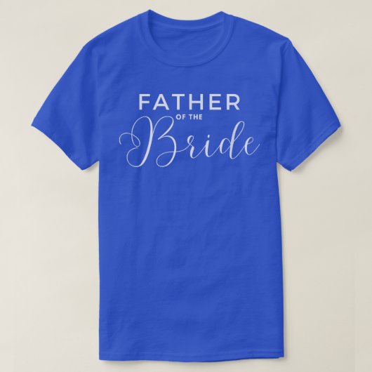 Vater der Braut T-Shirt (Design vorne)