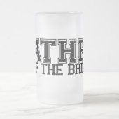 Vater der Braut-Tasse Mattglas Bierglas (Mittel)