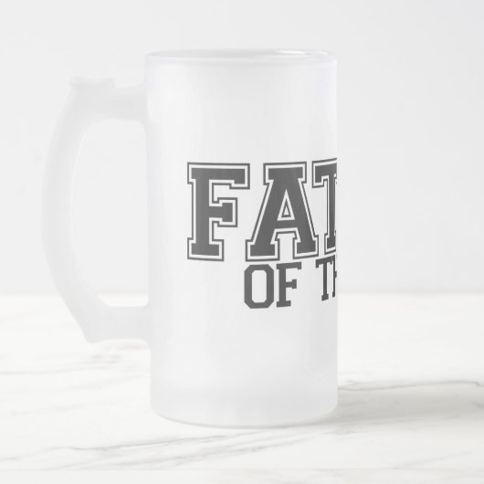 Vater der Braut-Tasse Mattglas Bierglas (Links)