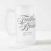 Vater der Braut-Tasse Mattglas Bierglas (Links)