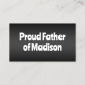 Vater der Braut Telefonnummerkarte (Vorderseite)