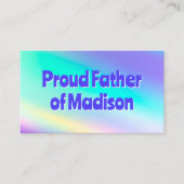 Vater der Braut Telefonnummerkarte (Vorderseite)