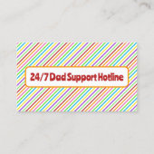 Vater der Braut Telefonnummerkarte (Vorderseite)