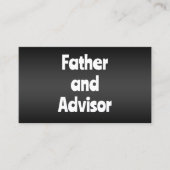 Vater der Braut Telefonnummerkarte (Vorderseite)