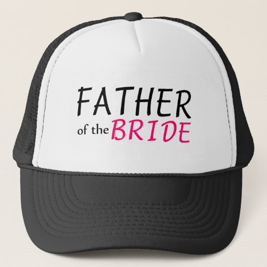 Vater der Braut Truckerkappe (Vorderseite)