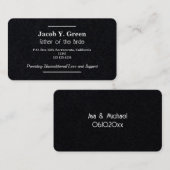 Vater der Braut Visitenkarte (Vorne/Hinten)