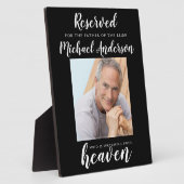 Vater der Braut vorbehaltenes Himmelsohn-Foto Fotoplatte (Seite)