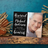 Vater der Braut vorbehaltenes Himmelsohn-Foto Fotoplatte (Seite)