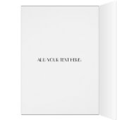 Vater der Brautchecklistenkarte (Innen (Links))