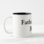 Vater der Brautgeschenke Zweifarbige Tasse (Links)