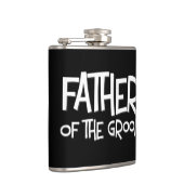 Vater der Bräutigam-Hochzeits-Geschenk-Flasche Flachmann (Rechts)