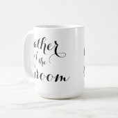 Vater der Bräutigam-Schale Kaffeetasse (Vorderseite Links)