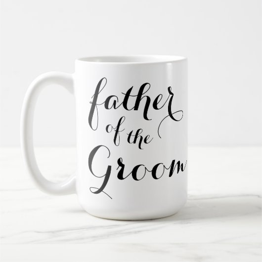 Vater der Bräutigam-Schale Kaffeetasse (Links)