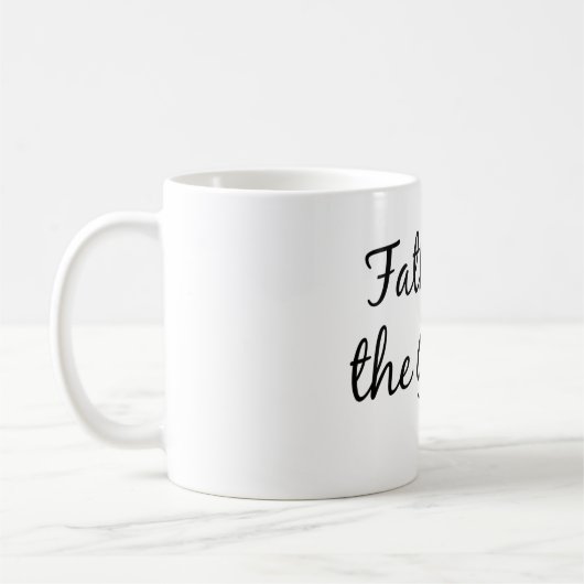 Vater der Bräutigam-Tasse Kaffeetasse (Links)