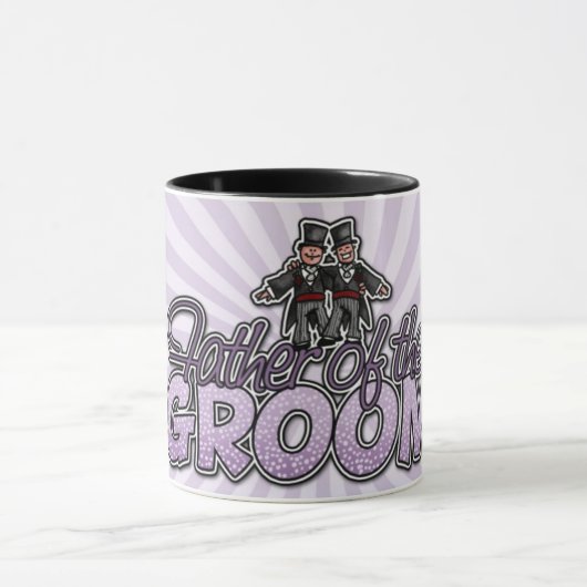 Vater der Bräutigam-Tasse Tasse (Zentrum)