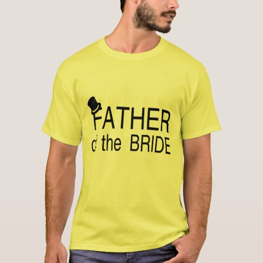 Vater der Brautspitze T-Shirt (Vorderseite)