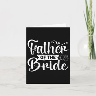 Vater der Brautwitzigen Hochzeitsszenario Karte