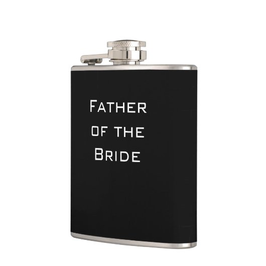 Vater der Bride Black Flask Flachmann (Links)