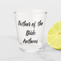 Vater der Bride Black Individuelle Name-Hochzeit
