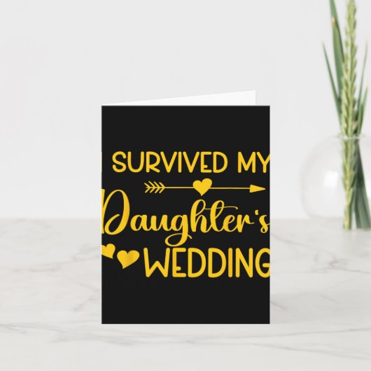 Vater der Bride Funny Bridal Bachelor Party Da Karte (Vorderseite)