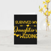Vater der Bride Funny Bridal Bachelor Party Da Karte (Gelbe Blume)