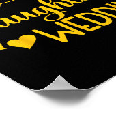Vater der Bride Funny Bridal Bachelor Party Da Poster (Ecke)