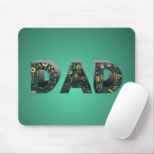 Vater der Computerplatine Mousepad (Mit Mouse)