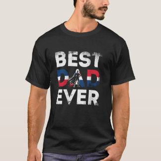 Vater der Dominikanischen Republik Pater Superhero T-Shirt