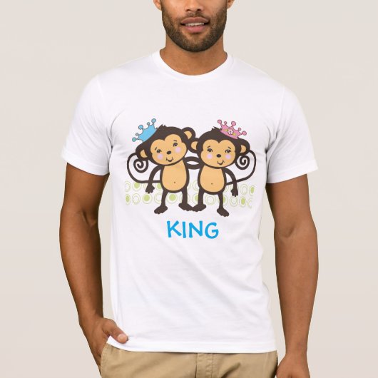 Vater der Doppelaffen T-Shirt (Vorderseite)