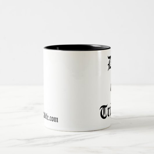 Vater der Dreiergruppen Zweifarbige Tasse (Mittel)