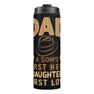 Vater - der erste Held des Sohnes, die erste Liebe Thermosbecher