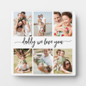 Vater der Familie - FotoCollage des Vaters Fotoplatte (Vorderseite)