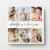 Vater der Familie - FotoCollage des Vaters Fotoplatte (Vorderseite)