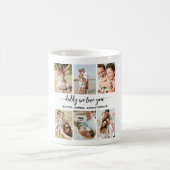 Vater der Familie - FotoCollage des Vaters Kaffeetasse (Mittel)