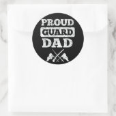 Vater der Farbwächter Runder Aufkleber (Tasche)