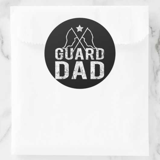 Vater der Farbwächter Runder Aufkleber (Tasche)