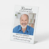 Vater der Foto-Himmelsfeier Sockelschild (Vorderseite)