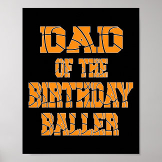Vater der Geburtstags Ller Sketll Themenparty Poster