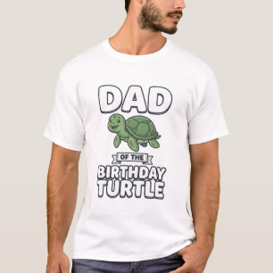Vater der Geburtstags-Schildkröte Lustiges Schildk T-Shirt