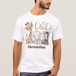 Vater der Geburtstagsjunge Safari T-Shirt