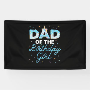 Vater der Geburtstagskarte - Einhorn Donut Grow Up Banner