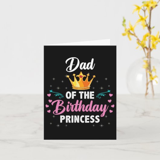 Vater der Geburtstagskünstlerin Karte (Gelbe Blume)